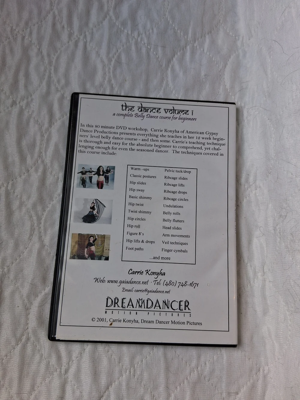 DreamDancer 'The Dance Volume 1' Instructional DVD